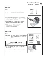 Предварительный просмотр 15 страницы Echo SHC-251 Operator'S Manual