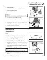 Предварительный просмотр 21 страницы Echo SHC-260 Operator'S Manual