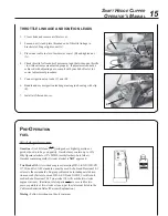 Предварительный просмотр 15 страницы Echo SHC-261 Operator'S Manual