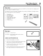 Предварительный просмотр 9 страницы Echo SHC-265 Operator'S Manual