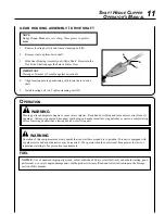 Предварительный просмотр 11 страницы Echo SHC-265 Operator'S Manual