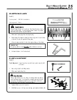 Предварительный просмотр 25 страницы Echo SHC-265 Operator'S Manual