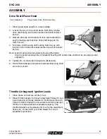 Preview for 13 page of Echo SHC-266 Operator'S Manual