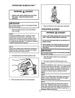 Preview for 8 page of Echo Shred 'N' Vac ES-1000 Operator'S Manual