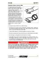 Предварительный просмотр 11 страницы Echo SHRED 'N' VAC ES-250 Operator'S Manual