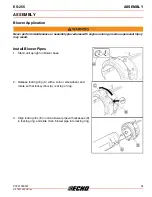 Предварительный просмотр 13 страницы Echo SHRED 'N' VAC ES-255 Operator'S Manual