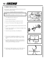 Предварительный просмотр 16 страницы Echo SMR-2100 Operator'S Manual