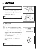 Preview for 26 page of Echo SMR-2100 Operator'S Manual