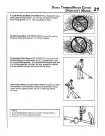 Предварительный просмотр 21 страницы Echo SMR-2410 TYPE 1E - 04-98 Operator'S Manual