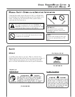 Preview for 3 page of Echo SRM-210 - 01-04 Operator'S Manual