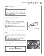 Preview for 23 page of Echo SRM-210 - 10-05 Operator'S Manual