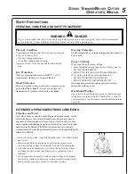 Preview for 5 page of Echo SRM-210 - 12-03 SERIAL NUMBER... Operator'S Manual