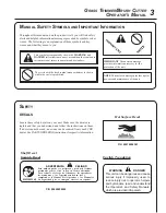 Предварительный просмотр 3 страницы Echo SRM-210 Operator'S Manual