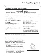 Предварительный просмотр 5 страницы Echo SRM-210 Operator'S Manual