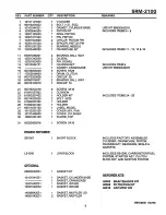 Preview for 3 page of Echo SRM-2100 - PARTS CATALOG 6-95 Parts Catalog