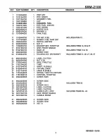 Preview for 7 page of Echo SRM-2100 - PARTS CATALOG 6-95 Parts Catalog