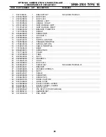 Preview for 25 page of Echo SRM-2100 TYPE 1E - PARTS CATALOG SERIAL NUMBER... Parts Catalog