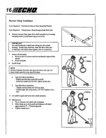 Preview for 16 page of Echo SRM-2100SB Type 1 Operator'S Manual