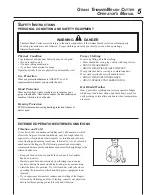 Предварительный просмотр 5 страницы Echo SRM-210i Operator'S Manual