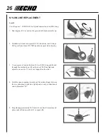 Preview for 26 page of Echo SRM-210SB Operator'S Manual