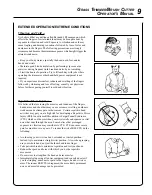 Предварительный просмотр 9 страницы Echo SRM-211 Operator'S Manual