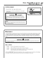 Предварительный просмотр 27 страницы Echo SRM-211 Operator'S Manual