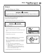 Предварительный просмотр 39 страницы Echo SRM-211 Operator'S Manual