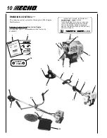 Preview for 10 page of Echo SRM-2110 - PARTS CATALOG SERIAL NUMBER... Operator'S Manual