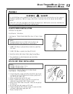 Preview for 13 page of Echo SRM-2110 - PARTS CATALOG SERIAL NUMBER... Operator'S Manual