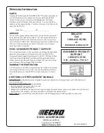 Preview for 32 page of Echo SRM-211i Operator'S Manual