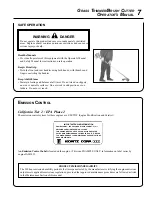 Предварительный просмотр 7 страницы Echo SRM-211U Operator'S Manual