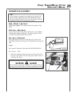 Предварительный просмотр 25 страницы Echo SRM-211U Operator'S Manual