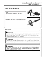 Предварительный просмотр 11 страницы Echo SRM-225 - 09-10 Operator'S Manual