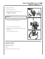 Preview for 21 page of Echo SRM-225 - 09-10 Operator'S Manual