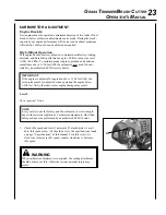 Предварительный просмотр 23 страницы Echo SRM-225 - 09-10 Operator'S Manual