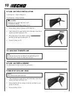 Preview for 10 page of Echo SRM-225 - 12-08 Operator'S Manual