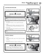 Preview for 15 page of Echo SRM-230 - 10-05 Operator'S Manual