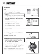 Preview for 18 page of Echo SRM-230 - 10-05 Operator'S Manual