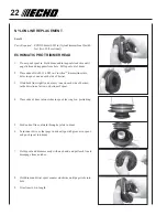 Предварительный просмотр 22 страницы Echo SRM-230 - 10-05 Operator'S Manual