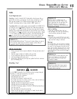 Preview for 15 page of Echo SRM-230 - 11-03 SERIAL NUMBER... Operator'S Manual