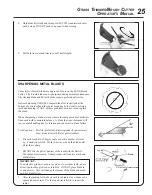 Preview for 25 page of Echo SRM-230 - 11-03 SERIAL NUMBER... Operator'S Manual