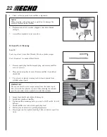 Preview for 22 page of Echo SRM-230 - 12-08 Operator'S Manual