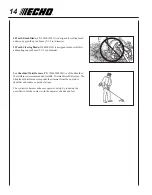 Предварительный просмотр 14 страницы Echo SRM-230 Operator'S Manual