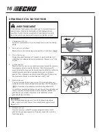 Предварительный просмотр 48 страницы Echo SRM - 230S Operator'S Manual