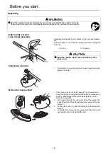 Предварительный просмотр 12 страницы Echo SRM-236 Operator'S Manual