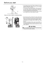 Preview for 14 page of Echo SRM-236TES Operator'S Manual