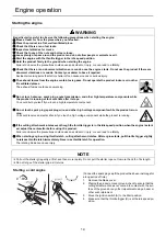 Предварительный просмотр 16 страницы Echo SRM-236TES Operator'S Manual