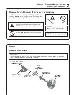 Preview for 3 page of Echo SRM-2400 TYPE 1E - 04-98 Operator'S Manual