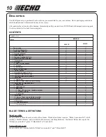 Preview for 10 page of Echo SRM-2400 TYPE 1E - 04-98 Operator'S Manual