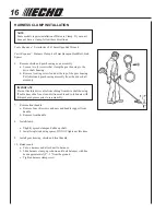 Preview for 16 page of Echo SRM-2400 TYPE 1E - 04-98 Operator'S Manual